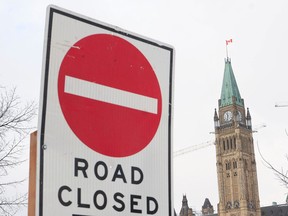 Wellington Street in Ottawa, partially closed to vehicle traffic for months in light of the convoy protest last winter, is on its way to getting a reopening date.