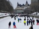 Here's what the Rideau Skateway looked like on the final day of its 52nd season, Saturday, March 5, 2022.