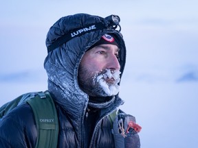 Chelsea's Ray Zahab is off to the Arctic for a 10-day trek across Baffin Island. Zahab, who turns 54 on Feb. 11, is squeezing in the adventure between bouts of chemotherapy treatment at the Gatineau Cancer Centre. The ultra-runner was diagnosed with lymphoma in 2022. Photo: Ray Zahab