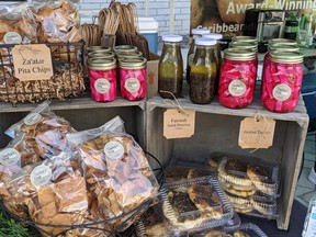 Goods on display at the Elgin Street Market in the summer of 2021, the second year of COVID. You can help enhance your neighbourhood too.