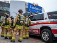 Emergency crews, including Ottawa Fire Services HazMat team were investigating a strong "chemical like" odour coming from one of the theatres at Landmark Cinemas in Kanata, Saturday, March 25, 2023.