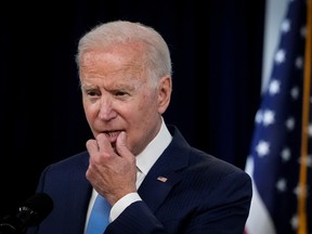 U.S. President Joe Biden on Aug. 23, 2021 in Washington, D.C. A New York Times story about Biden noted, in passing, that he liked pasta with red sauce for dinner.