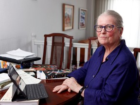 Susan Southcott in her Ottawa home, for a story about people who are aging without a spouse or children nearby. There are a growing number of people in this situation, and researchers say individuals and society have to pay attention as more people grow old alone. Monday, Feb. 13, 2023.