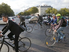 Mayor Anne Hidalgo has made Paris more bicycle-friendly amid a bid to create a "15-minute city."