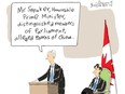 Despite his poor French, U.S. President Joe Biden appeared to be up on Canadian current events.