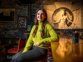 Aoife McDonald, a bartender at Brigid's Well Pub in the basement of the former St. Brigid's Church in Lowertown, said it was "so exciting to see the familiar faces return" for the St. Patrick's Day festivities on Friday.