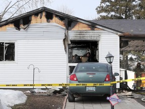 Fire, police and the coroner's office were still at the scene of a fatal fire on Castlefrank Road Tuesday morning.