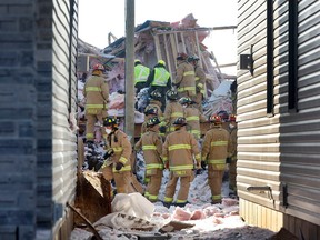 A file photo from the day of the Orléans explosion on Feb. 13.