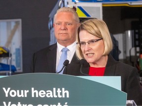 File photo: Ontario Premier Doug Ford and Minister of Health Sylvia Jones. January 20, 2023