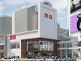 Artist's conception of Uniqlo store in Toronto.