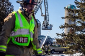 Ottawa Fire Services are investigating a fatal fire on First Line Rd. Sunday, April 2, 2023.