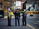 Ottawa police and the Special Investigations Unit (SIU) were at the site of an incident at the corner of Kirkwood Avenue and Richmond Road on Sunday, April 16, 2023.
