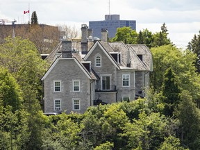 24 Sussex Drive, as seen from Rockcliffe Park: It's a real fixer-upper.
