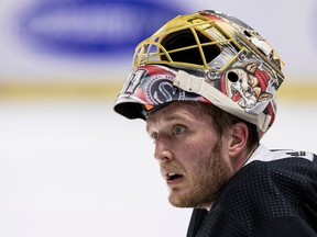 Ottawa Senators goaltender Anton Forsberg.