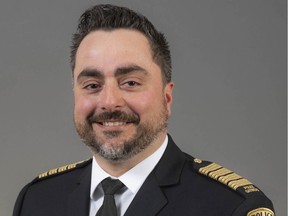 Simon Fournier, new chief at Gatineau police.
