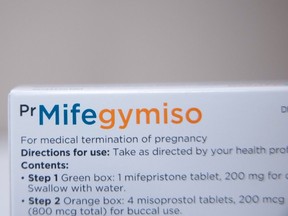 A reported 87,485 abortions were reported in Canada in 2021, with nearly 40 per cent medical abortions involving a two-drug regimen sold under the brand name, Mifegymiso in Canada.