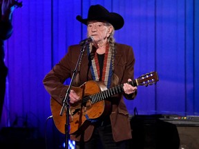 Willie Nelson performs at the 53rd Annual CMA Awards, November 13, 2019.