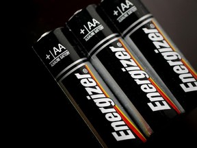 Energizer AA batteries.