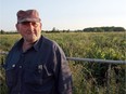Frank Meyers stands in a field of his family's farm in Quinte West in June 2009, about two years after federal officials first began trying to acquire land north of CFB Trenton. Meyers, who died Sept. 15, 2019 in Trenton, spent years fighting federal expropriation of his family's farm.