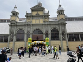 Muslim families flocked to the Aberdeen Pavilion on Saturday to celebrate Eid.