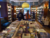 FILE: People browse through books at the Albertine, a French Bookstore and library, at the French Embassy on Fifth Avenue in New York on October 21, 2014.