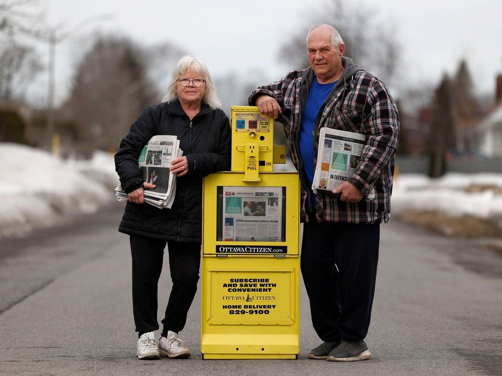 Bob and Elaine Bolduc delivered the newspaper for 33 years. They