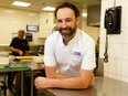 National Arts Centre executive chef Kenton Leier poses for a photo at the NAC Wednesday. Leier had a medical emergency as a result of putting out a fire in the kitchen last summer but colleagues and firefighters saved his life.