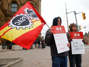 PSAC workers walked off the job mid-week.