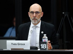 Parliamentary Budget Officer Yves Giroux.