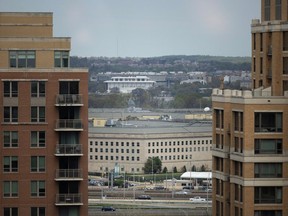 The Pentagon building is seen in Arlington, Virginia, U.S, April 6, 2023.