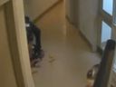 A still taken from the video that has been entered into evidence in the trial of Ottawa police Const. Goran Beric.