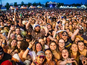 File photo: A sold out crowd cheered for Luke Combs at the RBC Stage at Bluesfest, Saturday, July 9, 2022. A new "nightlife commissioner" position with the City of Ottawa would follow major cities, including Amsterdam, New York, Montreal and Toronto, in supporting and developing the nightlife economy.
