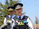 OPP Commissioner Thomas Carrique provides an update on the death of Sgt. Eric Mueller, May 11, 2023.