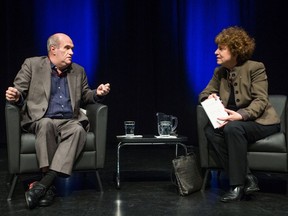 Eleanor Wachtel interviews Irish author Colm Toibin at the Grande Bibliotheque in Montreal in 2013.