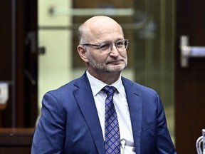 Federal Justice Minister David Lametti appears before the House of Commons justice committee in Ottawa, March 6, 2023.