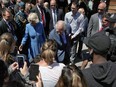 Then-Prince Charles and Camilla visit the Byward Market in Ottawa, May 18, 2022.