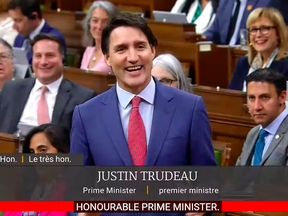 Though Trudeau quickly corrected himself, the gaffe led to jeers from the opposition.