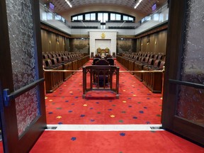 The Senate Chamber in Ottawa.