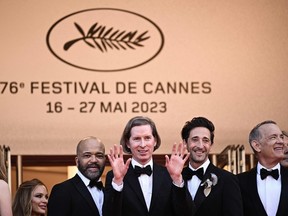 Wes Anderson at Cannes with cast of Asteroid City