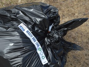 Here’s what a garbage bag tag looks like in nearby Prescott.