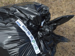 garbage bag tag