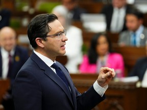 Conservative leader Pierre Poilievre wanted to know why Prime Minister Justin Trudeau was going to the G7 in Japan while 'common' Canadians at home were dealing with huge price spikes.