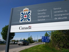CSIS sign at headquarters