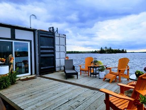 Floating homes designated as vessels are making waves in cottage country. (Photo courtsey Live on the Bay)