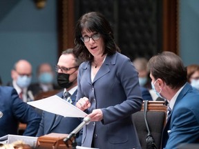 Treasury Board president Sonia LeBel said in a statement the government is ready offer a lump sum payment of $12,000 to teaching staff eligible for retirement if they volunteer to remain on the job full time for the 2023-2024 academic year.
