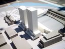 Community volunteers built a 3-D scaled model of the Lansdowne 2.0 proposal and had it on display Sunday, May 14 at Lansdowne Park.