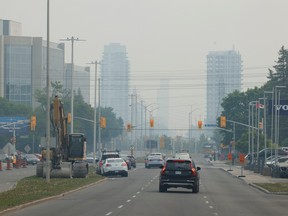 Carling Avenue smog
