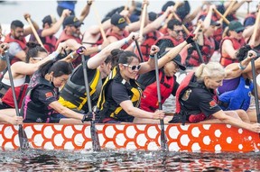 Dragon boats