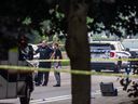 St. Patrick Street was closed between Sussex Drive and Parent Avenue after a person was pronounced dead after sustaining a gunshot wound on Sunday, June 25, 2023.