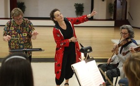 Kevin Mallon, music director of Thirteen Strings and Sudbury vocalist Pandora Topp